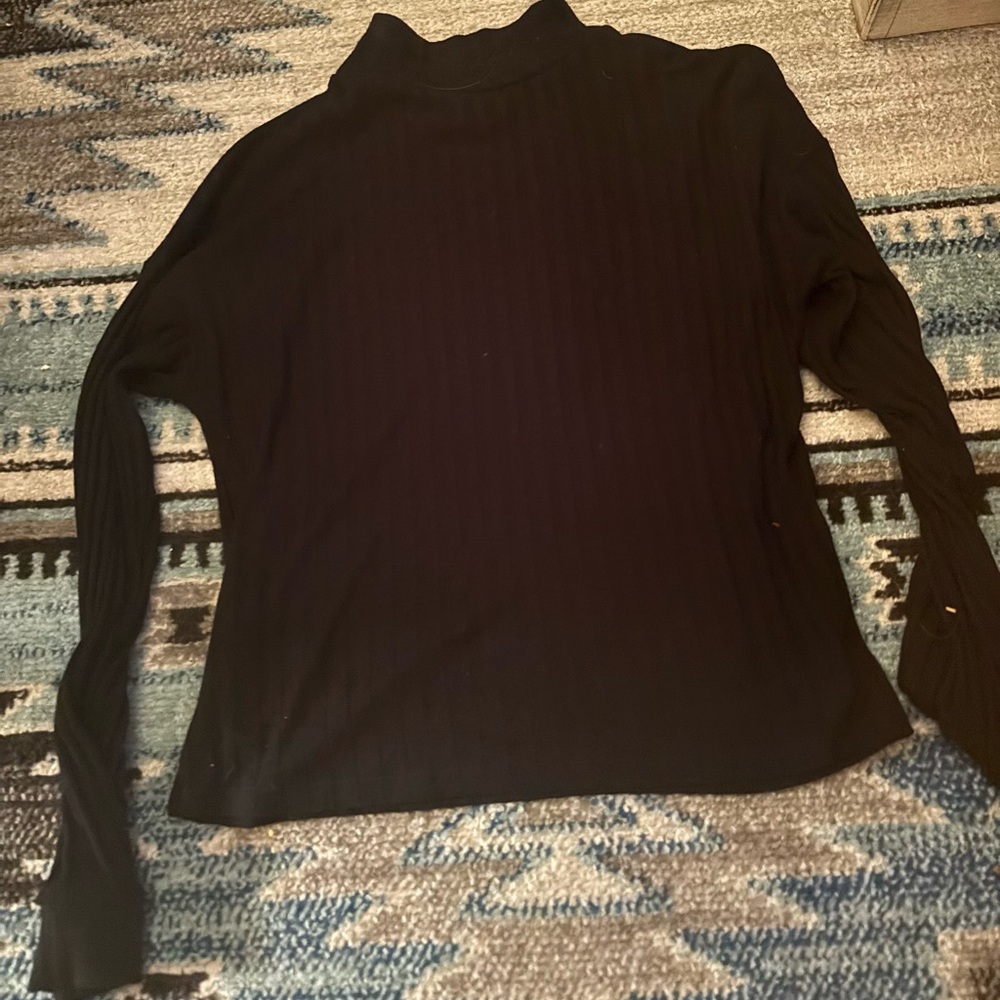 Black Turtleneck Sweater